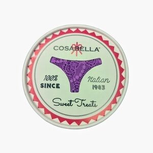 Cosabella Sweet Treats Thong OS Purple